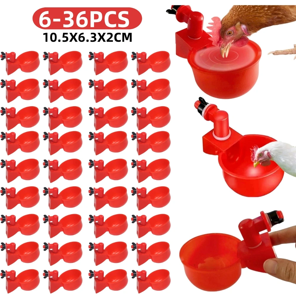Chicken Nipple Drinker - Bebedero automático para pollos y patos,