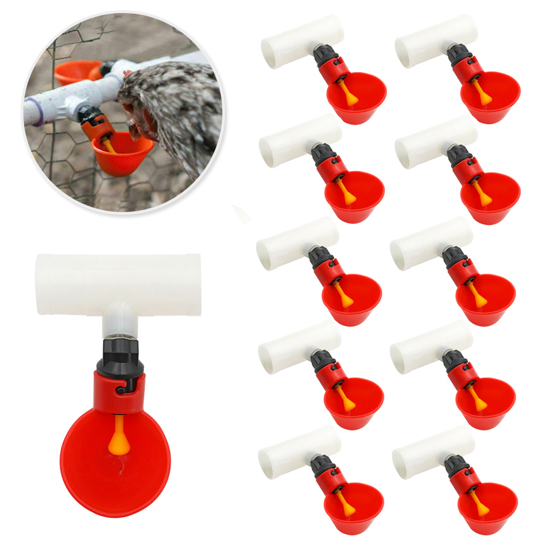 Chicken Nipple Drinker - Bebedero automático para pollo y codorniz,
