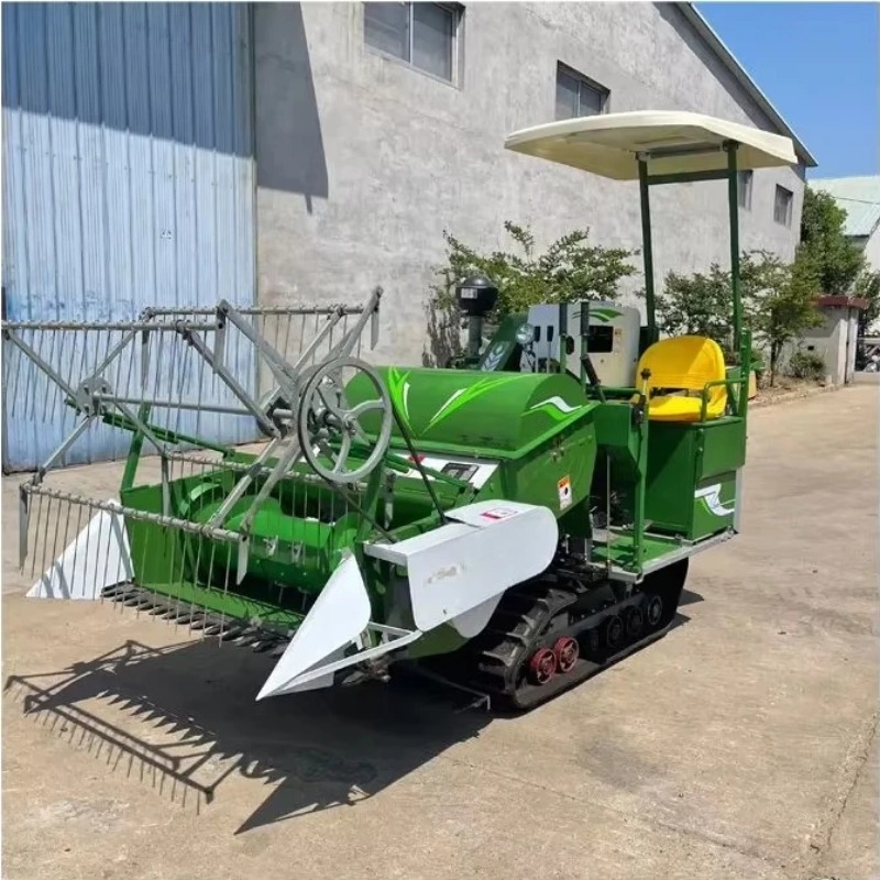 Nueva Cosechadora de Arroz y T - Combine Harvester Mini reseña y precio