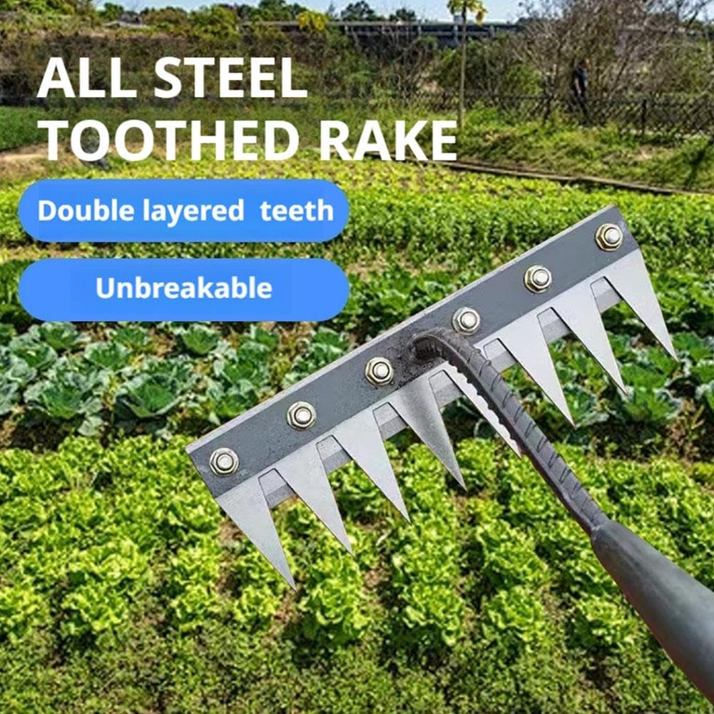 Rastrillo de Metal de 5/6/7/8  - Agriculture Farming Hand Tools reseña y precio