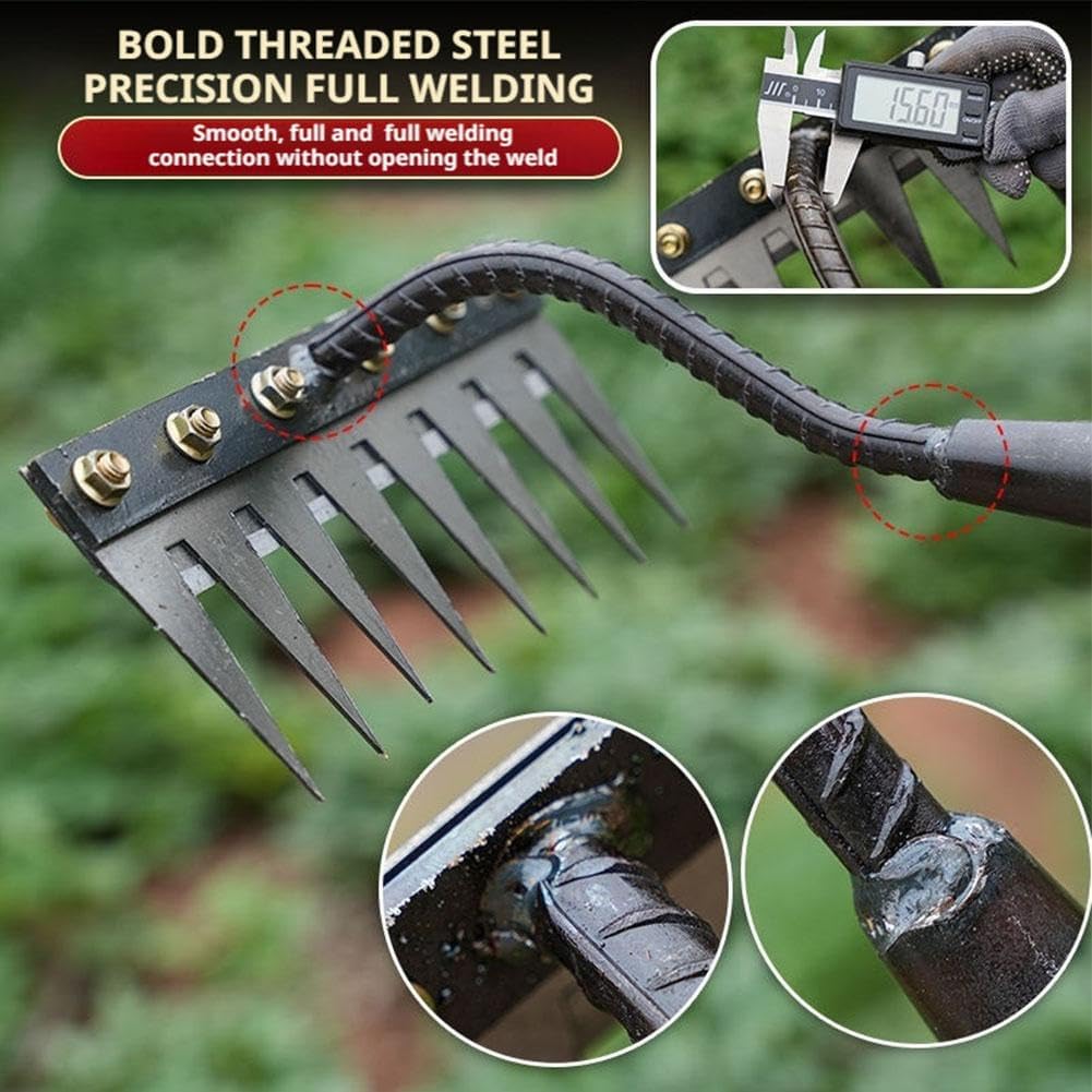 Rastrillo de Metal de 5/6/7/8  - Agriculture Farming Hand Tools reseña y precio