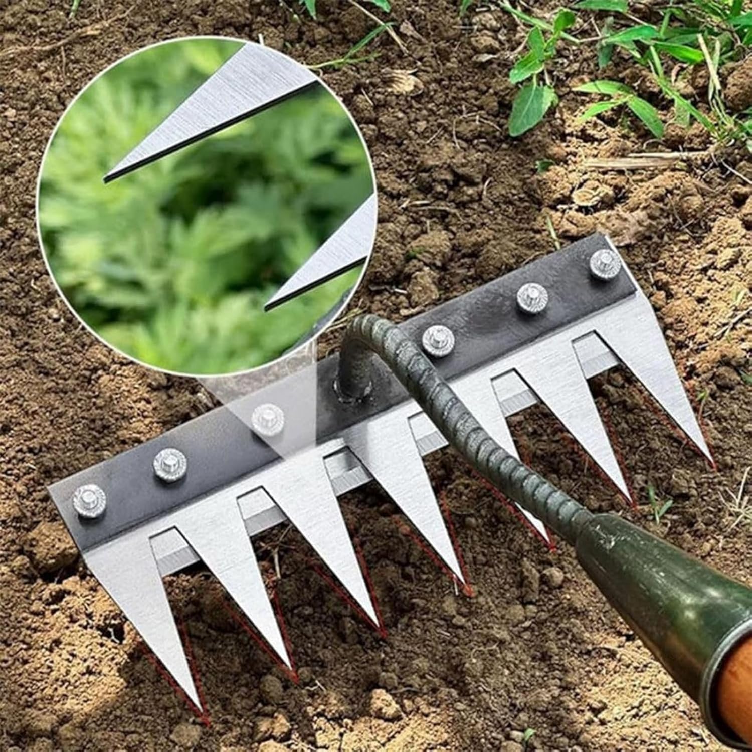 Rastrillo de Metal de 5/6/7/8  - Agriculture Farming Hand Tools reseña y precio