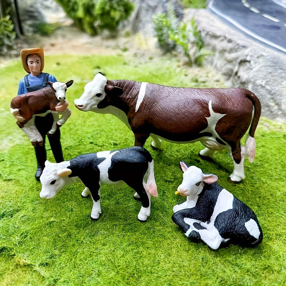 Set de 4 Figuras de Granjeros  - Agriculture Farming Education reseña y precio